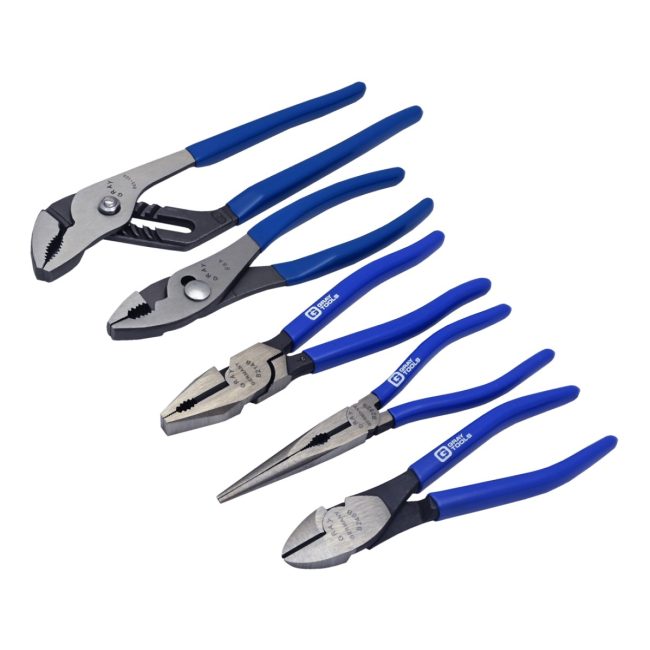 Gray Tools 5 Piece Pliers Set