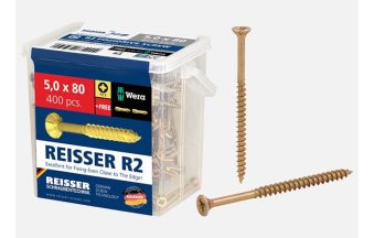 Reisser R2 Screws Tub 5.0 x 80mm (400 pcs)